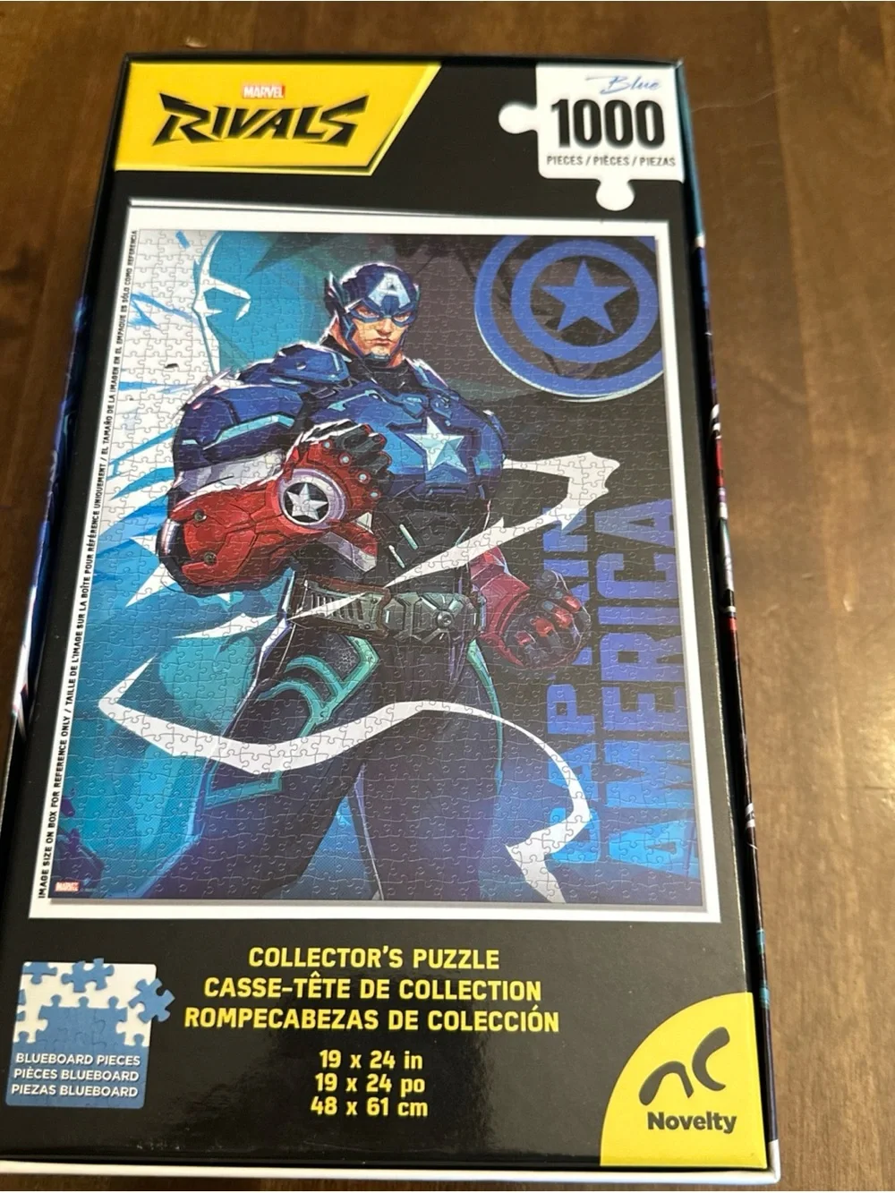 Marvel Rivals Captain America 1000 Pieces Puzzle New Sealed Bag Collectors